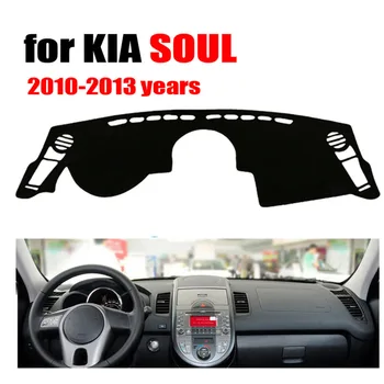 RKAC калъф за арматурното табло на автомобила подложка за KIA SOUL 2010-2013 година на издаване с лявата ръка на горивото dashmat pad за седалките, арматурното табло аксесоари авто за табло