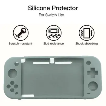 2022 Нов цветен силиконов защитен калъф, противоскользящий калъфче за конзолата Nintendo Switch Lite, поддръжка дропшиппинга, бърза доставка