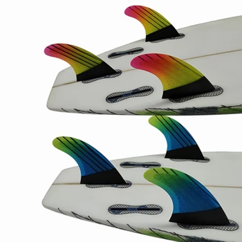 M / L Tri Fins UPSURF FCS2 Перки За Дъски За сърф От Мобилен Въглеродни Фибростъкло, Перки За Сърфиране Double Tabs2 Подруливающее Устройство За Сърфиране За Риба, Дъски За сърф,