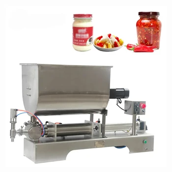 Производство, директна продажба, Търговски професионална машина за бутилиране на сос U-образна форма, смесване и опаковане на меден сос за салата