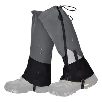 Мъжки гамаши за обувки Непромокаеми туристически гети Калъф за краката Дишащи протектори за крака с регулиращи се презрамки, за да маршируват гетр