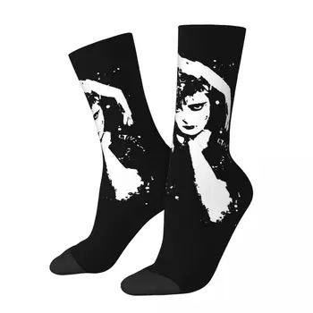 Зимни Топли Цветни Мъжки И Женски Музикални чорапи Siouxsie Sioux Rock, Нескользящие Чорапи Siouxsie And The Banshees Crew