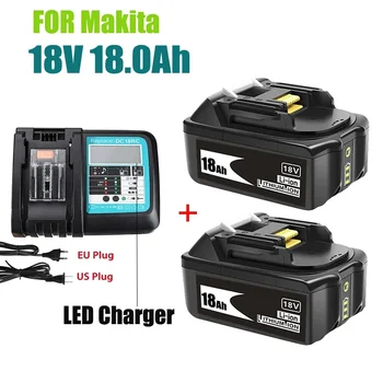 100% Оригинален Makita 18V 18000mAh Aufladbare Power Werkzeuge Batterie mit LED Литиево-Йонна Эрзац LXT BL1860B BL1860 BL1850