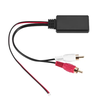 Авто Универсален безжичен модул Bluetooth Музикален адаптер аудио кабел Rca Aux