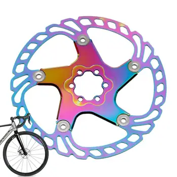 Велосипед със спирачен диск, цветни модификация на дисковата спирачка на мотора, дискови спирачки за велосипеди, здрав дисковата спирачка, велосипеди аксесоар за планински екскурзии