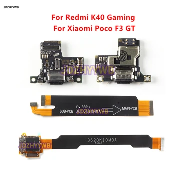 За Xiaomi Poco F3 GT За Redmi K40 Gaming USB порт за зареждане, гъвкав кабел с микрофон, дънната платка, дънната платка