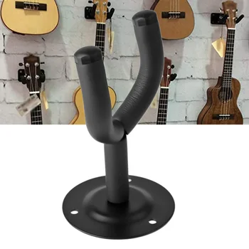 Комплект суспензии за китара с 4 медиаторами, стенни закачалка за електрическа китара за дома