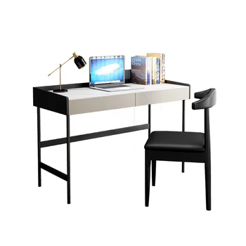 Леки компютърни бюра от каменна плоча лукс, лесен бюро за домашния офис, модерни офис мебели, iron игралната маса, бюро за спалня