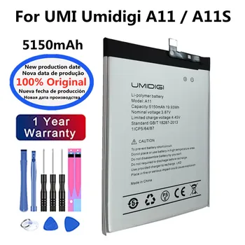 Висококачествен 100% Оригинална Батерия За UMI Umidigi A11/A11S 5150mAh Phone Bateria 