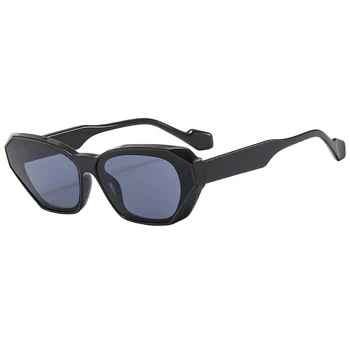 2024 Нови модни слънчеви очила в многоугольной ръбове, колоездене слънчеви очила в стил пънк UV400, модерни очила улица Oculos De Sol