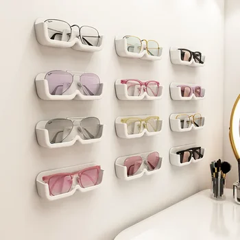 Ins, с монтиран на стената рафтове за съхранение на очила, срок на годност-органайзер за слънчеви очила в банята, удобна рамка, която да шкаф, поставка за дисплея точки