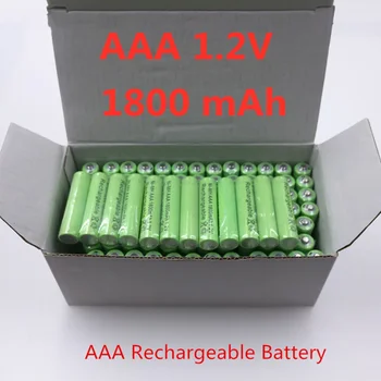BTVYOK Оригинал 4 ~ 20PCS Качествена акумулаторна батерия 1.2 AAA AAA 1800 mah Ni-MH акумулаторна батерия 1.2 3A