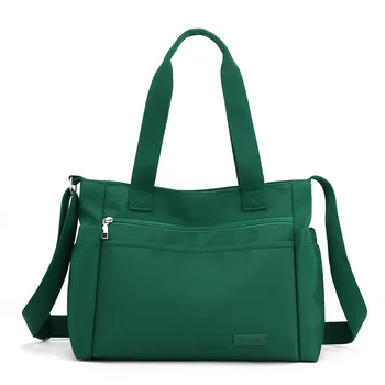 Хит на продажбите, женствена чанта 2023, есен /зима, новата мода, найлон, чанта през рамо с голям капацитет, по-лека дамска чанта