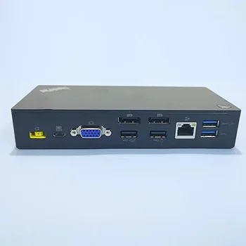 Подходящ за 40A9 пълнофункционален универсална докинг станция USB-C с ключа за управление, съвместими с Мълния 3/4
