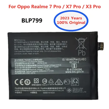 Нов, 100% Оригинални Сменяеми Батерия с капацитет 4500 mah За OPPO Realme X7 X3 Pro 7 Realme7 Pro RMX2170 Smart Mobile Phone Batteries BLP799