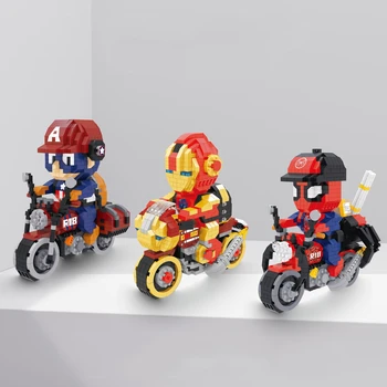 Мотоциклетни блокове Hero Серията Warrior, фигурки момчета, играчка за подарък на бебето