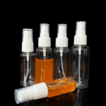 Прозрачен флакон-спрей обем 5-15 МЛ, преносим опаковка парфюм, Многократно Запечатан контейнер за съхранение на козметични течност за грим