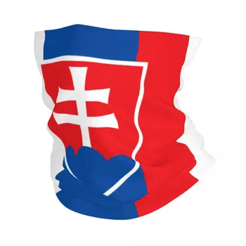 Знаме на Словакия Кърпа Шейная Гетра за Разходки Къмпинг Мъже, Жени Увиване на Шал Балаклавой по-Топло