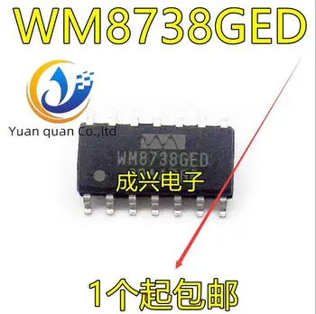 30шт оригинален нов чип WM8738 WM8738GED/RV A/D конвертор WM8738GED СОП-14