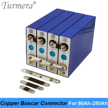 Мед конектор Turmera BusCars за батерията, Lifepo4 3.2 В 90Ah 280Ah възли за электровелосипеда 36 и източник на непрекъсваемо захранване 12V