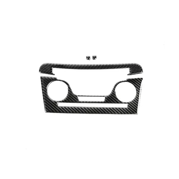 За Dodge Charger 2011-2014 Централна CD-диск от мека въглеродни влакна, панел за управление, климатик, панел, Декоративни стикер