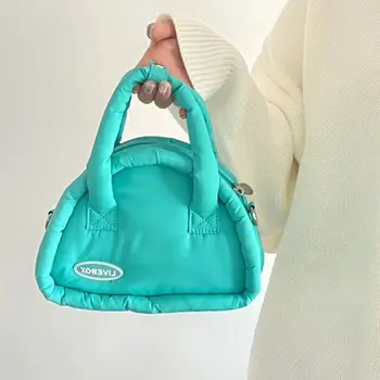 Холщовая найлон мътна чанта, ежедневни косметичка, памучен naka чанта през рамо, женствена чанта през рамо с голям капацитет