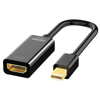 Mini DP-HDMI-съвместим Кабел-Адаптер за 4K/1080P за Мъже и жени, Конвертор DisplayPort в HD за Macbook Pro Air Mac Surface Pro