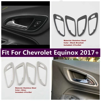 Вътрешната Врата Тяга Колата, Вратата се Дръжка с Ръчна стена, Декоративни Капачки за Чаши, Подходяща За Chevrolet Equinox 2017-2023, Аксесоари За Интериора