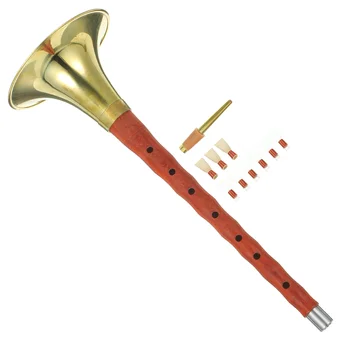 Регулиране D Рог Suona Инструмент от палисандрово дърво За начинаещи, Музика премиум-клас, Практичен напреднали традиционен духов инструмент