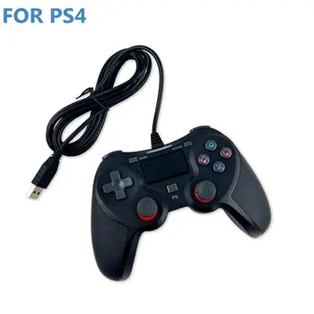 Гейм контролер PS4 USB Жична геймпад, джойстик, дръжка вибрации за дистанционно игрален контролер с кабелен джойстик PS4