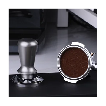 Устройство за подправяне на кафе под постоянен натиск 58 мм Опаковка Еспресо неръждаема Стомана Force Powder Hammer Кафе инструменти