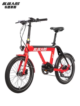 Електрически Сгъваем велосипед за възрастни, 9-степенна скоростна кутия, задвижвани от електрически мотор, литиево-йонна батерия за пътуване, с Променлива скорост, Градски Възрастни
