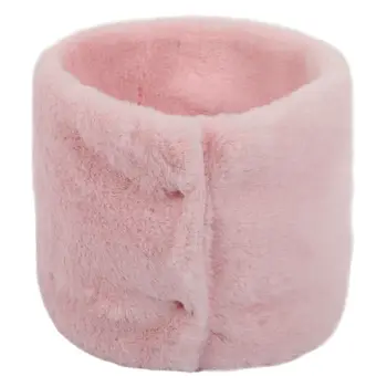 Модерен топъл шал-пръстен, Нов дамски шал-контур, однотонная зимна кожа превръзка на главата, яка-кърпа