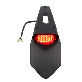 Задна светлина мотоциклет Стоп-сигнал за мръсотия под наем Задна светлина led задни спирачни фенер е Указател на завоя за мотоциклет кал