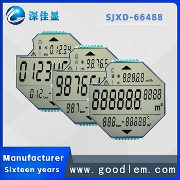 Адаптивни производител на LCD дисплей с код сегмент автомобил с висока разделителна способност с код сегмент автомобил