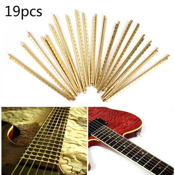 19 бр./компл. Златната китара начин, жично набор, 2,2 мм месинг за народна/акустична китара, аксесоари за китари