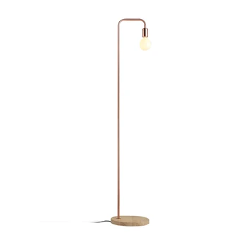 Лампиона от розово злато E27 LED лампа за вътрешно осветление модерна застояла лампа прост дизайн торшера подова съвременното декоративно осветление
