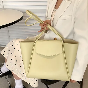 Дамски ежедневни чанти от изкуствена кожа с голям капацитет, пътни чанти, висококачествени дамски чанти през рамо, модни дамски чанти-тоут