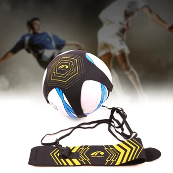 Чанта за жонглиране с футболна топка, детски помощен колан за тренировка на талията, симулатор за футболни удари, обзавеждане за тренировки по одиночному футбол