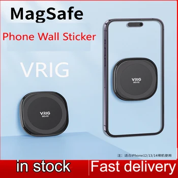 Магнитен Държач за Телефон VRIG MG-02 Magsafe с Твърда Вложка за iPhone 14 13 12 /Pro/Pro Max за Кола HUAWEI Samsung Xiaomi