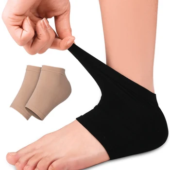 1 чифт гелевых овлажняващи чорапи за софия, твърд протектор за кожата на Краката, сухи спа-гел за крака, чорапи за предотвратяване на пукнатини, Обикновена ремонтни чорапи
