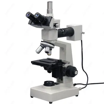 Желязо и стомана микроскоп-AmScope доставя желязо и стомана микроскоп 40X-1600X с горната и долната осветление