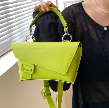 Луксозни Дизайнерски Чанти за Жени от Ярки цветове, Дамски Модни Чанти, Тенденция 2023, Черна Чанта През Рамо, Зелена Чанта-Месинджър
