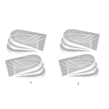 Регулируеми 3-слойна стелки, увеличаване на височината, регулируеми крака в стил XO За намаляване на разликата в дължината на краката