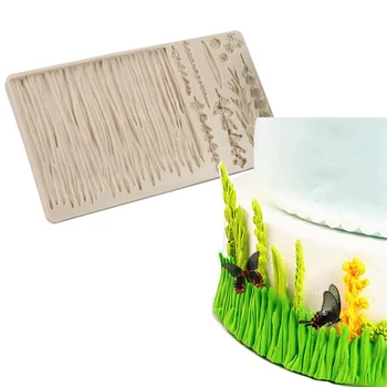 Лавандуловата силиконова форма за украса на торта с фондан, шоколад
