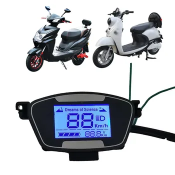 LCD дисплей за Электровелосипеда 26 см, Велосипеди Скутер 48-72 В Мотор за Электровелосипеда, LCD дисплей, Дисплей за Электровелосипеда, Детайли От Здрави Висококачествени Материали