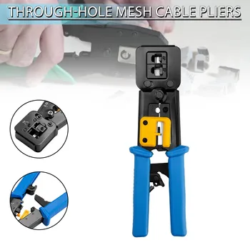 Многофункционална Мини-електрически клещи за кримпване на клемм, ръчен инструмент за източване на кабели, комплекти за източване на няколко конектори