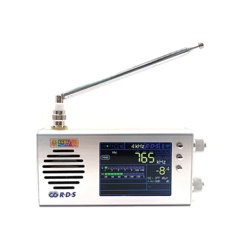 2-ро поколение TEF6686 Полнодиапазонный FM/MW / къси вълни HF / LW радио с фърмуер V1.18 3.2-инчов LCD дисплей + Метален корпус + Говорител