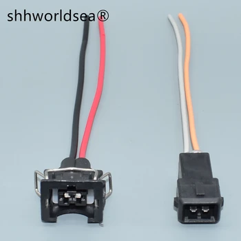 shhworldsea 3,5 мм Таймер най-Ниската мощност 2-пинов конектор горивни инжектори EV1 Конектор бобина 12185025 357972752