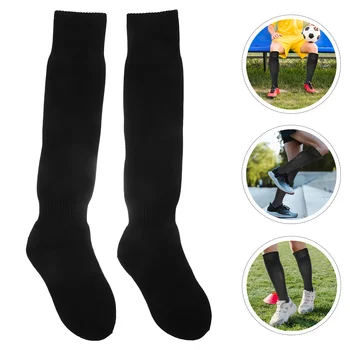 2 чифта детски футболни чорапи, Дълги Компресия чорапи, Футболни чорапи за спорт